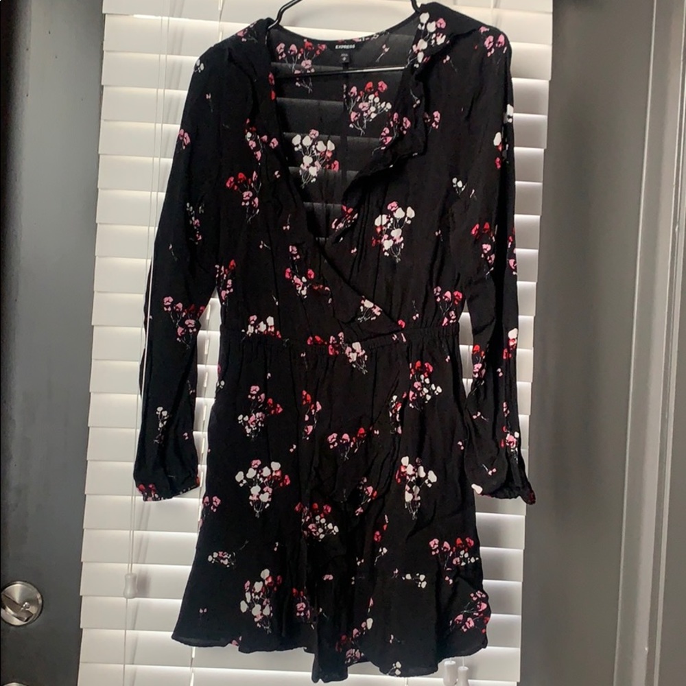 Express long sleeved dress